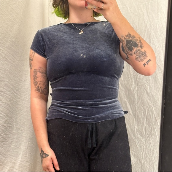Y2K Vintage Bebe Velvet Top - Picture 6 of 6